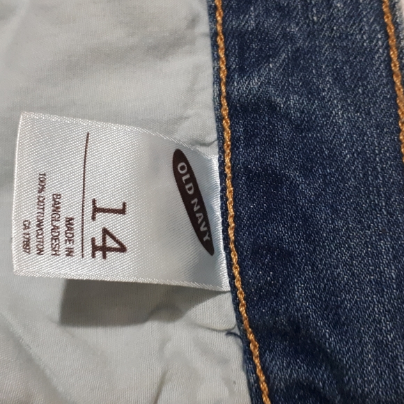 Old Navy Raw Edge Short Jean Skirt - Picture 6 of 6